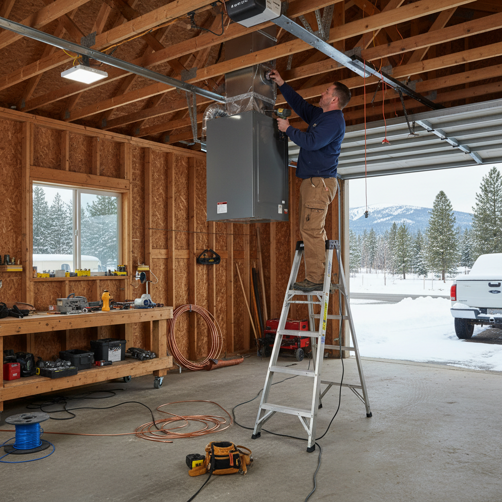 Garage Heater Installation in Idaho Falls, Idaho